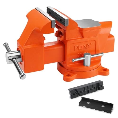 PONY Heavy Duty Bench Vise 5-inch Jaw Width Deal