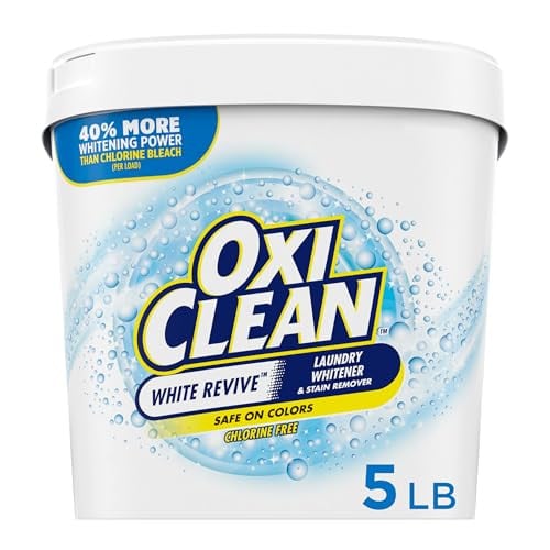 OxiClean White Revive or Odor Blaster Laundry Whitener and Stain Remover 5 lb Deal