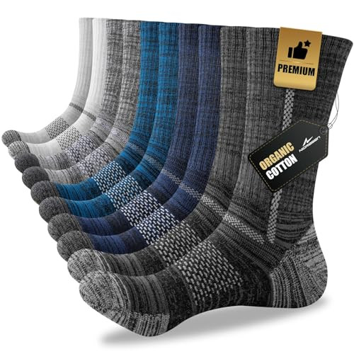 Niorasen 6-Pack Crew Socks