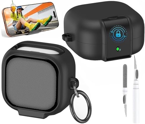 Lock Case for Samsung Galaxy Buds 4 or Buds 4 Pro (Black)