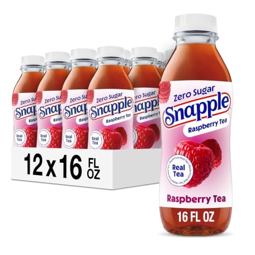 Snapple Zero Sugar Raspberry Tea 12-Pack