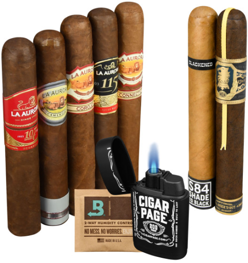 Boutique Seekers 7-Cigar Sampler + Lighter Deal