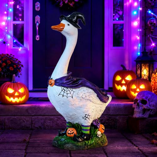 GIGALUMI 20" Halloween Witch Porch Goose Deal
