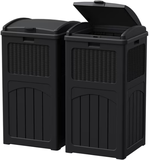 Homall Homes 36 Gallon Trash Cans 2-Pack