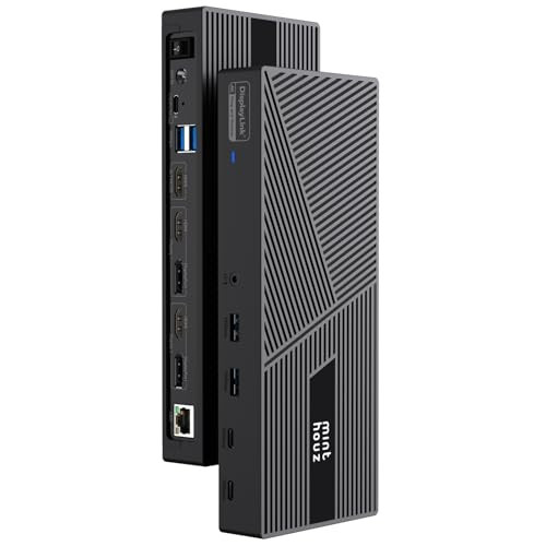 Minthouz DisplayLink Docking Station Triple Display 4K@60Hz 100W PD