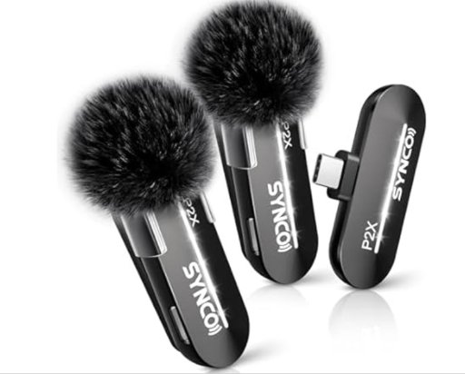 SYNCO 2 Mics USB-C Wireless Lavalier Microphone