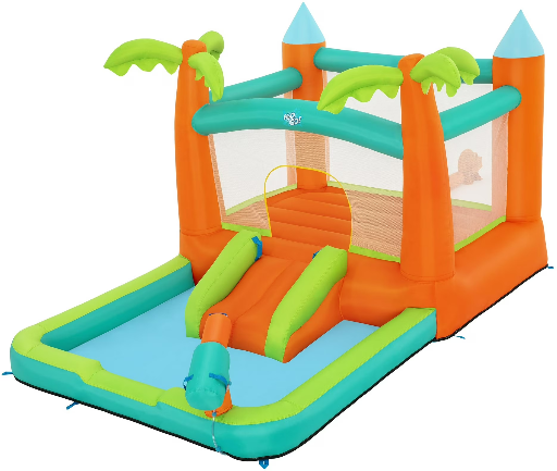 H2OGO! Kids Tropical Outdoor Inflatable Mega Bouncer