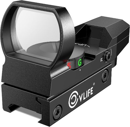 CVLIFE 1X22X33 Red Green Dot Gun Sight Scope Reflex Sight with 20mm Rail Deal