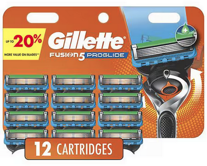 Gillette PRO-GLIDE RAZOR and 12-Pack Razor Refills Deal