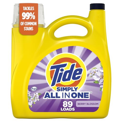 Tide Simply Clean & Fresh Liquid Laundry Detergent, 3-Pack (267 Loads Total)