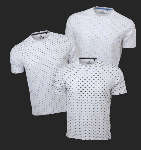 3-Pack International Report Men's 100% Cotton T-Shirts