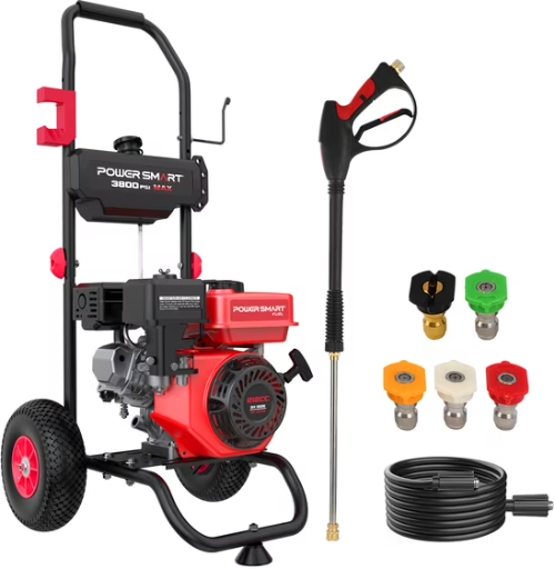 PowerSmart 3800 PSI 2.5 GPM Gas Pressure Washer w/ 212cc OHV Engine Deal