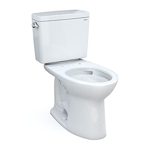 TOTO Drake 2-Piece Elongated 1.6 GPF Universal Height Tornado Flush Toilet Deal