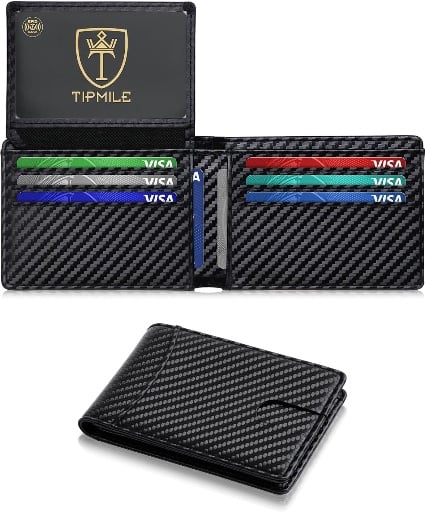 Tipmile Slim RFID Blocking Credit Card Holder Wallet Deal