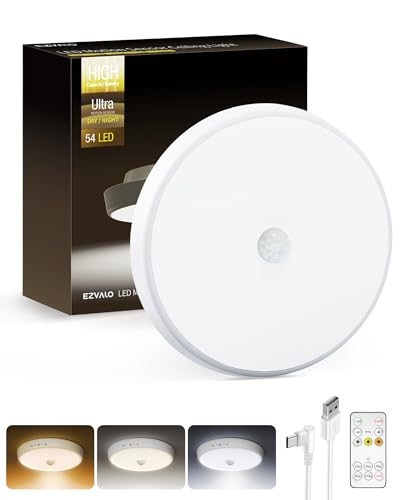 EZVALO 7.1" 10000mAh Rechargeable Indoor Motion Sensor Light