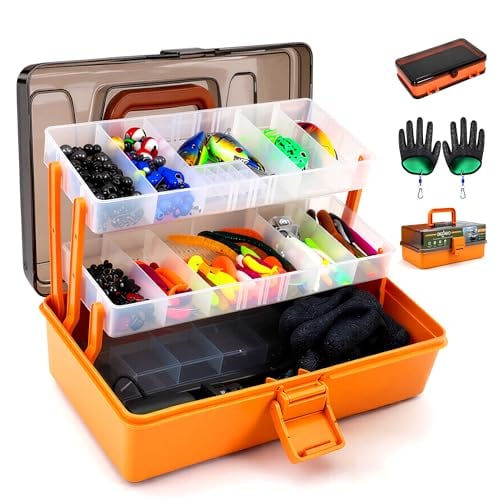 Digoako 417-Piece Beginners' Tackle Set w/ 3-Layer Tackle Box Deal