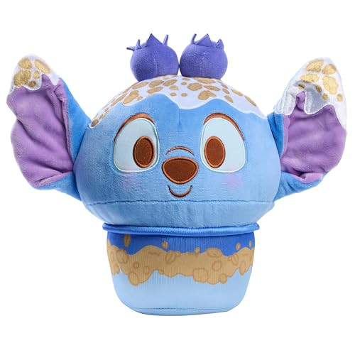 Just Play Disney Munchlings Squeeze-A-Munch Large Scented Blueberry Crumble Frozen Yogurt Stitch 10-inch Plush