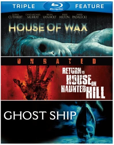 House of Wax (2005) / Return to House on Haunted Hill / Ghost Ship Blu Ray Deal