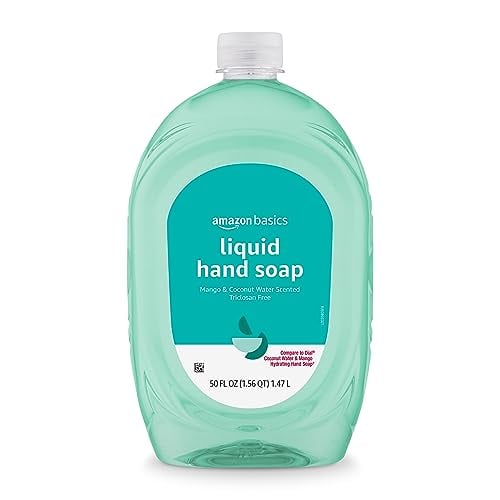 Amazon Basics Liquid Hand Soap Refill (Mango & Coconut Water) 50-Oz Deal