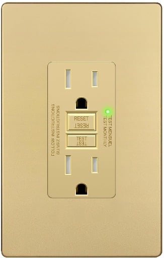 LIDER 15 Amp GFCI Outlet