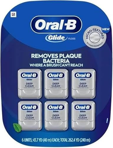 Oral-B Pro-Health Deep Clean Floss Cool Mint 6-Pack