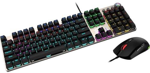 MSI Forge GK310 Combo RED US - Gaming RGB Hot Swappable Mechanical Keyboard & Forge Mouse Set