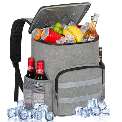 OCKLILY 36L 54-Can Insulated Leak Proof Cooler Backpack