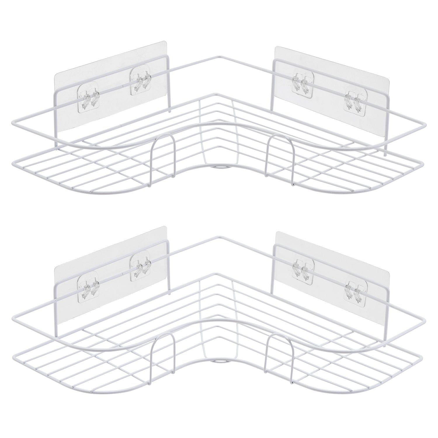 Adhesive Corner Shower Caddy 2-Pack