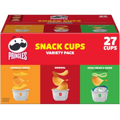 Pringles Potato Crisps Chips Variety Pack 27 Cups Deal