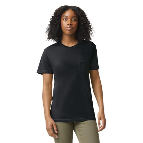 Comfort Colors Adult Short Sleeve Pocket Tee Style 6030 Black Deal