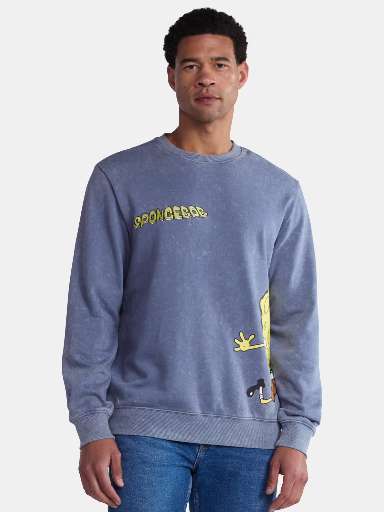SpongeBob SquarePants Men's Graphic Sweatshirt (Size XL)