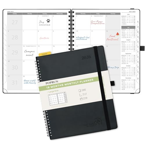 Monthly Planner 2025-2026 Spiral Bound