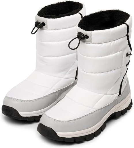 DREAM PAIRS Waterproof Women's Winter Mid Calf Snow Boots