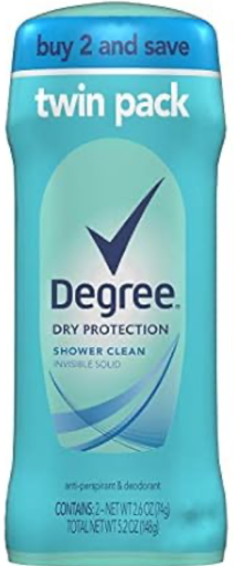 Degree Shower Clean Deodorant 2.6oz 2-Pack Deal