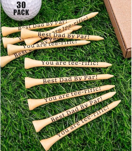 Best Dad by Par Golf Tees 30-Pack