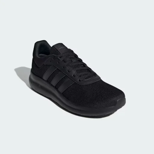 Adidas Men's Lite Racer 4.0 Shoes (Core Black / Lucid Lemon)