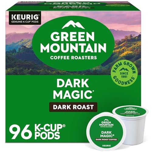 Green Mountain Coffee Roasters Dark Magic Dark Roast Coffee Pods, 96 Count Deal