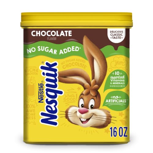 Nesquik No Sugar Added Chocolate Milk Mix Powder 16-Oz Deal