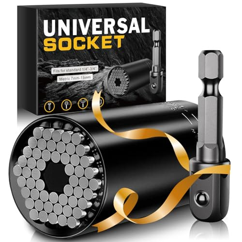 Universal Socket w/ Drill Adapter (7–19mm)