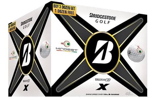 Bridgestone Golf Prior Generation Tour B X Mindset Quadfecta Golf Balls 48-Count Deal