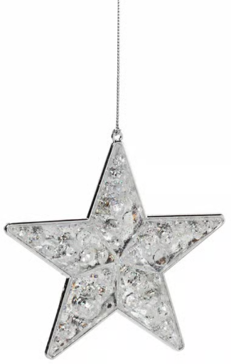 Mirrored Star Ornament 4.5in Deal