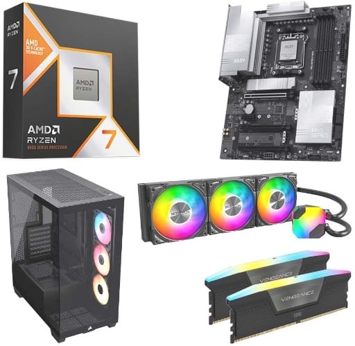 MicroCenter AMD Ryzen 7 9800X3D Bundle Deal