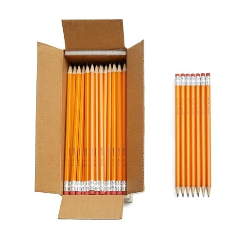 Amazon Basics Wood-Cased #2 Pencils (Yellow) 150-Count