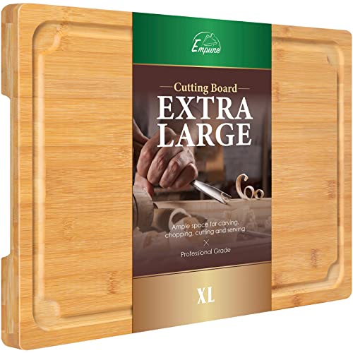 Empune 17.6" Extra Large Bamboo Cutting Board Deal