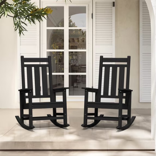 Outdoor Rocking Chair Set of 2 Deal