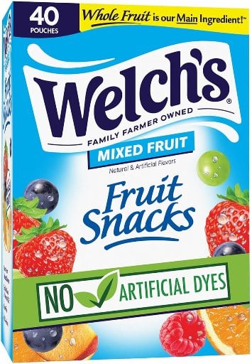 Welch's Mixed Fruit Snacks 40-Pack 0.8-Oz Deal