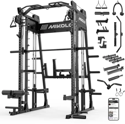 Mikolo M11 Smith Machine Home Gym 2200LBS Power Rack Deal