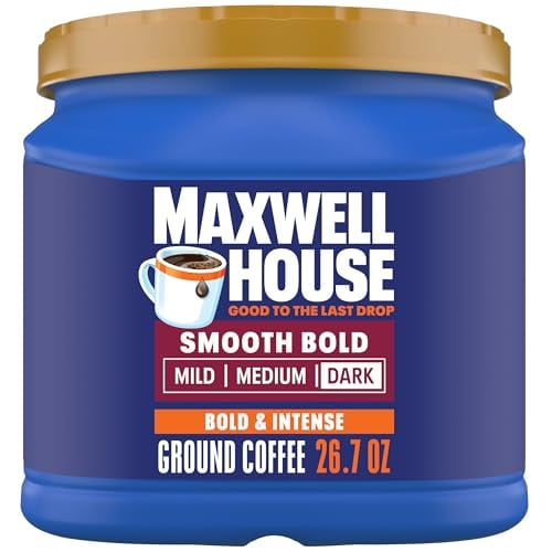 Maxwell House Ground Coffee Dark Roast 26.7 oz Canister