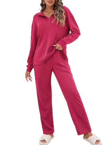 Ekouaer Women’s Waffle Knit Lounge Set Deal