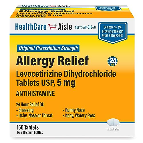 HealthCareAisle Allergy Relief, 5mg, 160 Count